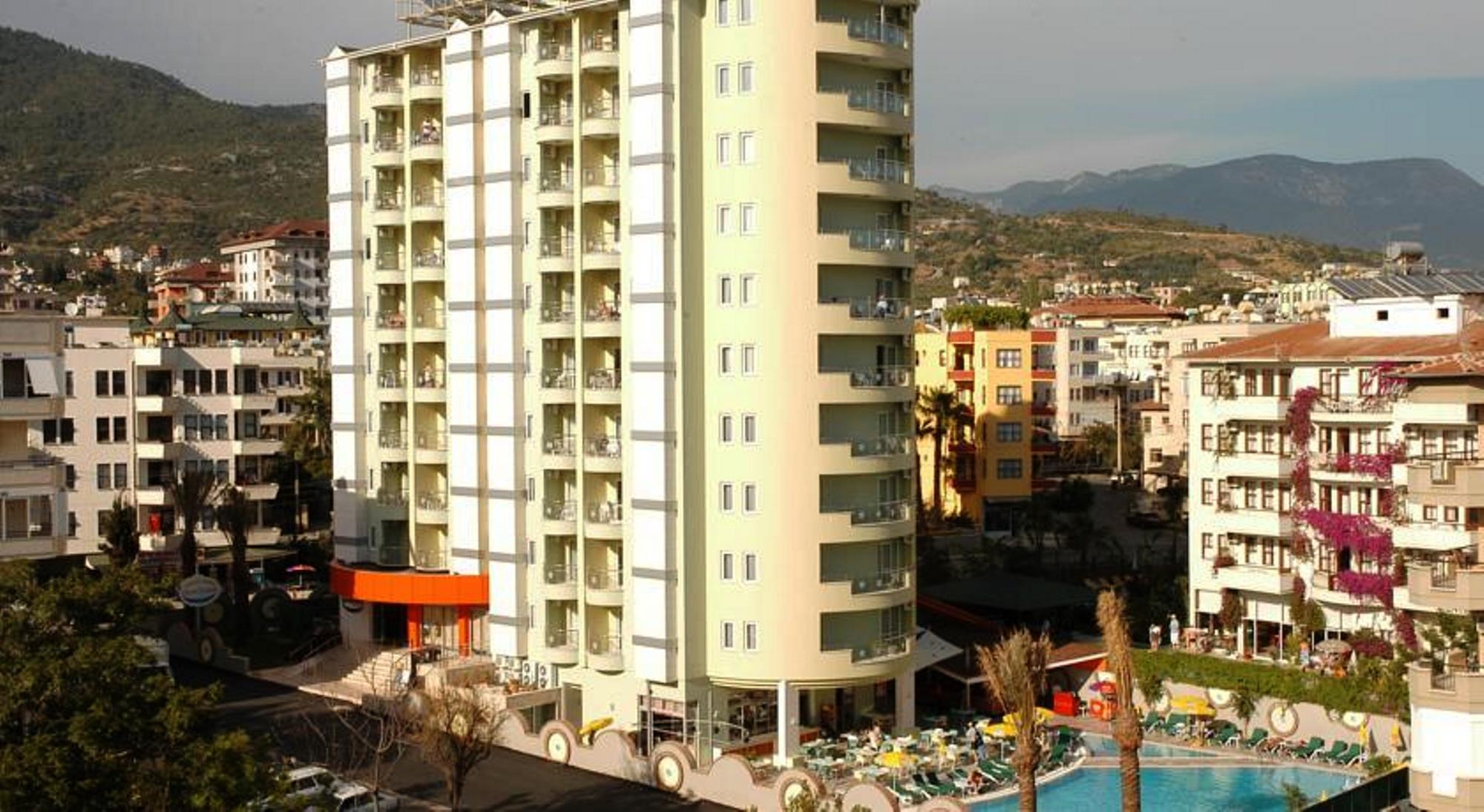 Okan Tower Apart Hotel Alanya Eksteriør bilde
