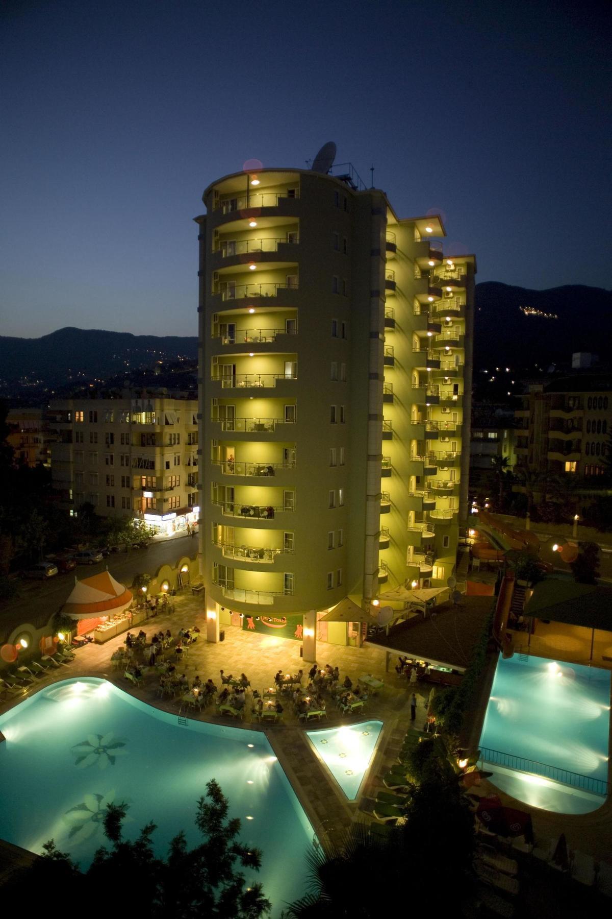 Okan Tower Apart Hotel Alanya Eksteriør bilde