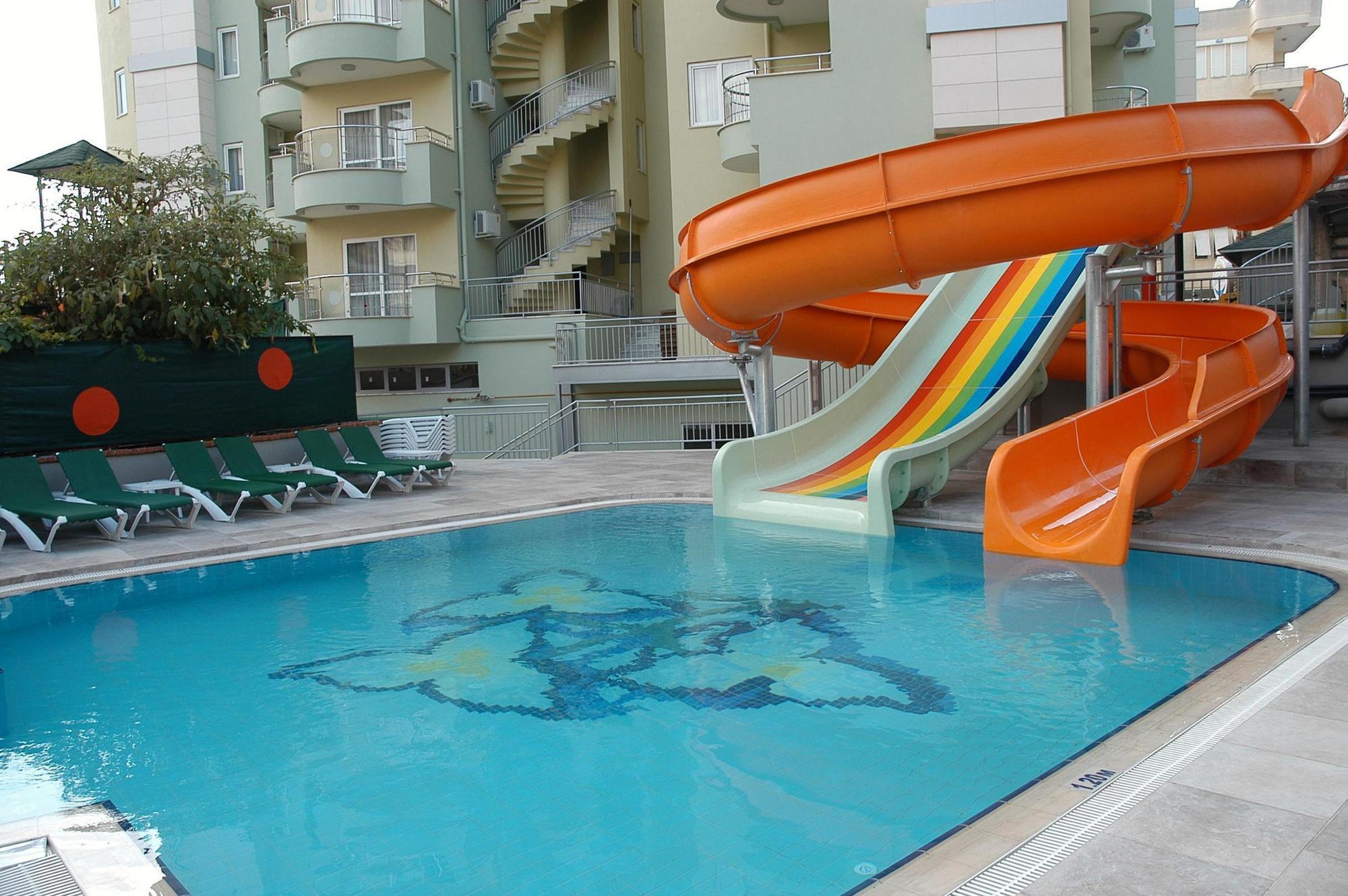 Okan Tower Apart Hotel Alanya Eksteriør bilde