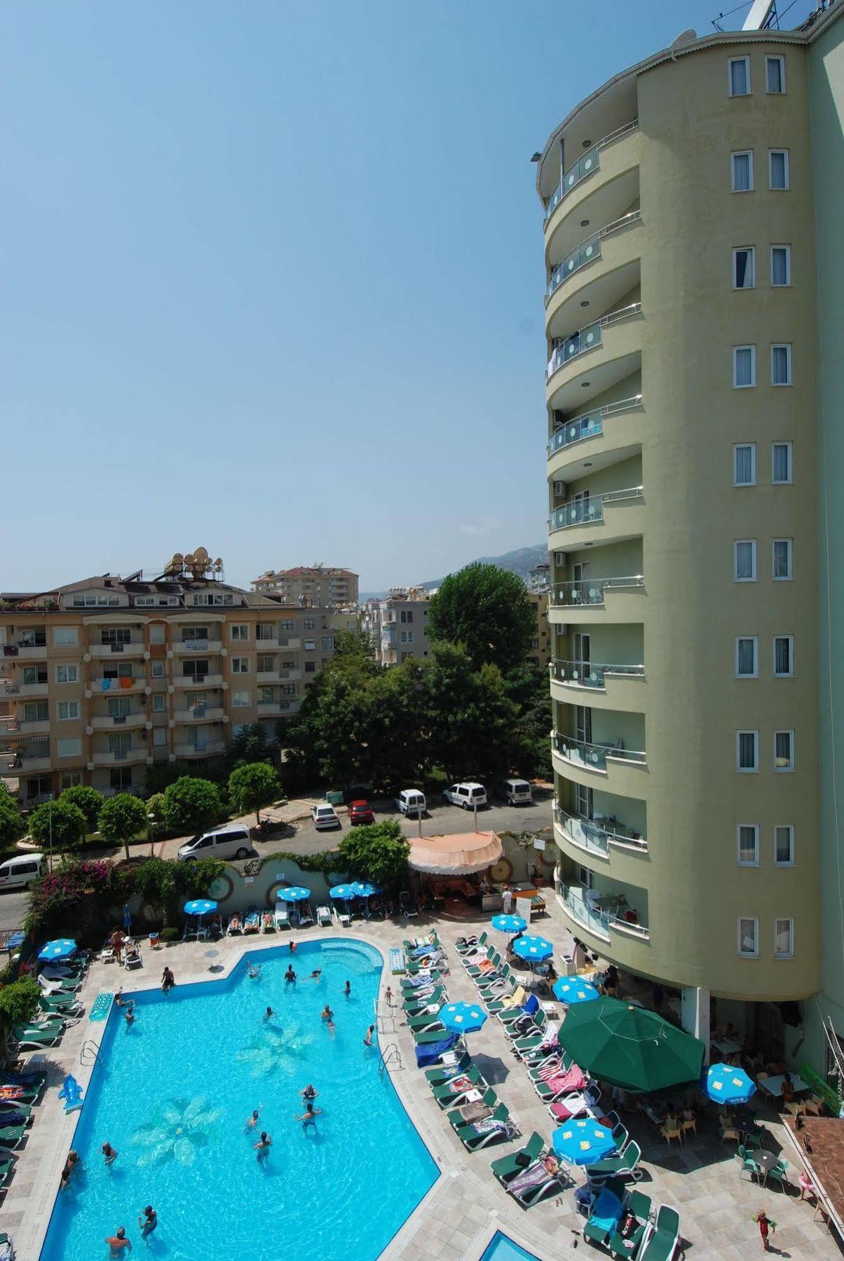 Okan Tower Apart Hotel Alanya Eksteriør bilde