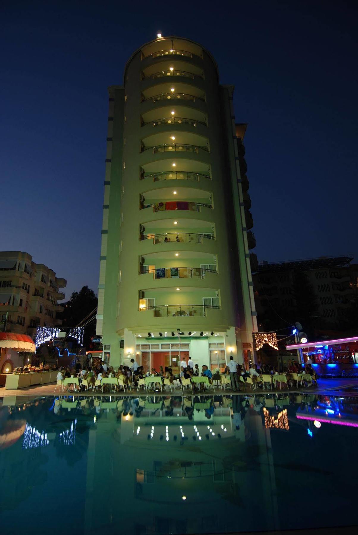 Okan Tower Apart Hotel Alanya Eksteriør bilde