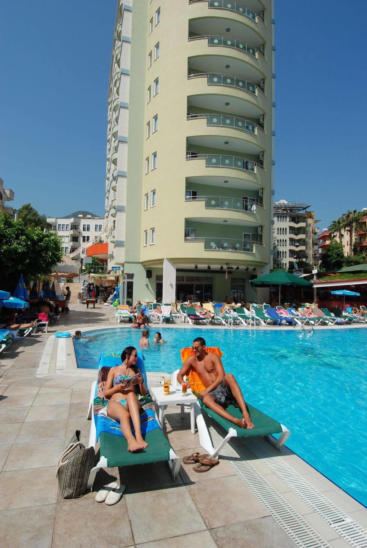 Okan Tower Apart Hotel Alanya Eksteriør bilde